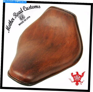 V[g n[[X|[cX^[XvOV[g10x13Xium[YuEF̋ꂵł`bp[ Harley Sportster Spring Seat 10x13 Snub Nose Brown Distressed Chopper Made n USA