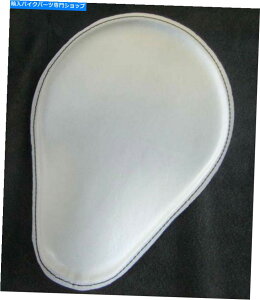 V[g V[g\`bp[n[[{o[XX|[cX^[z_pwbhzCgU[XvO Seat Solo Chopper Harlery Bobber Sportster Honda Pan Head White Leather Spring