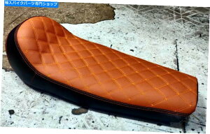 V[g CGtB[hƎ̃C^[Zv^[GTX^CV[gtgƃsIV[guE Royal Enfield Exclusive Interceptor GT Style Seat Front and Pillion Seat Brown