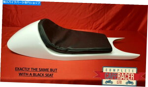 �V�[�g �����p�b�h�ƍ��Q���R�[�g��BMW K100 K75�J�t�F�̃��[�T�[�V�[�g BMW K100 K75 CAFE RACER SEAT IN BLACK GEL COAT WITH BLACK PAD�y���s�A���i�z