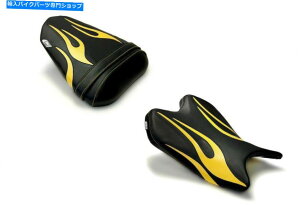 V[g }nR6 2008-2016pCgt[ŃV[gJo[ZbgC_[q Luimoto Flame Edition Seat Covers Set Rider & Passenger For Yamaha R6 2008-2016