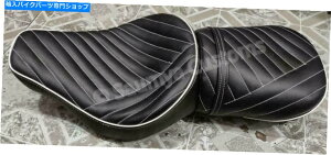 V[g CGtB[h̒eۃC_[ƃsIV[ĝ߂̒KX^C2V[gubN Ruler Style 2 Seat Black For Royal Enfield Bullet Rider and Pillion Seat