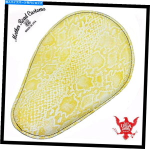�V�[�g �V�[�g�X�v�����O�`���b�p�[�n�[���[�X�|�[�c�X�^�[�i�C�g�X�^�[48���U�[Albino Snake Python Seat Spring Chopper Harley Sportster Nightster 48 Leather Albino Snake Python�y���s�A���i�z