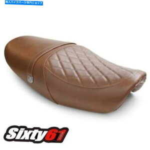 V[g Z900RSV[gJo[2018 2019re[W_ChCguECgtg Kawasaki Z900RS Seat Cover 2018 2019 Vintage Diamond Light Brown Luimoto Front