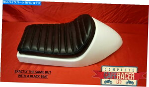 V[g uEfbNXpbhƍ̃JtF[T[̃KX@ۂ̃V[gxzIȃX^C CAFE RACER FIBREGLASS SEAT DOMINATOR STYLE IN BLACK WITH BROWN DELUXE PAD