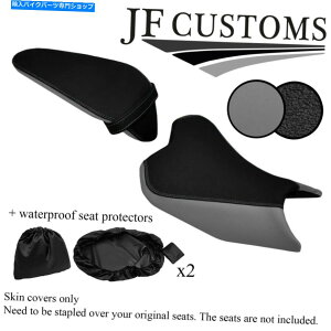 V[g O[Obvrj[JX^tBbgE400 18-19V[gJo[Zbg+ 2x WSP GREY & GRIP VINYL CUSTOM FITS KAWASAKI NINJA 400 18-19 SEAT COVER SET+2X WSP