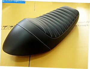 V[g }nSR400 SR500 XS650 XV CBJtF[T[ubNV[gzCgXeb`[ES212] YAMAHA SR400 SR500 XS650 XV CB CAFE RACER BLACK SEAT & WHITE STITCH [ES212]