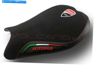 シート DUCATI 848 1098 1198火山デザインシートカバーアンチスリップブラックイタリア国旗レース Ducati 848 1098 1198 Volcano design Seat cover Anti slip black italy flag race