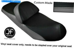 �V�[�g �O���[���u���b�N�r�j�[���J�X�^���t�B�b�g�X�Y�L�u���O�}��A 400 98-01�f���A���V�[�g�J�o�[�̂� GREY & BLACK VINYL CUSTOM FITS SUZUKI BURGMAN AN 400 98-01 DUAL SEAT COVER ONLY