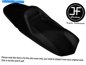 シート ヤマハマジェスティYP 250 97-04フロントリアビニールシートカバー BLACK STITCH CUSTOM FOR YAMAHA MAJESTY YP 250 97-04 FRONT REAR VINYL SEAT COVER