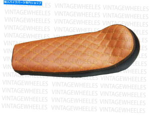 V[g Kȑ̂߂̃CGtB[hC^[Zv^[650ccJX^Ch̃NbVfAV[g Royal Enfield Interceptor 650cc Custom Made Cushioned Dual Seat For Comfort Tan
