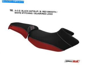 V[g BMW R1200 GS 2004-2013GAN[N[gkV[gJo[A`XbvD434 / K1 / 16ubNbh BMW R1200 GS 2004-2013 Air Cool MotoK Seat Cover Anti Slip D434/K1/16 black red