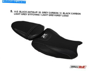 �V�[�g ���GSXR 1000 2007-2008 MOTOK�V�[�g�J�o�[�A���`�X���b�vD549 / K1 / 4�u���b�N���O���[ Suzuki GSXR 1000 2007-2008 MotoK Seat Cover Anti-Slip D549/K1/4 Black & gray�y���s�A���i�z