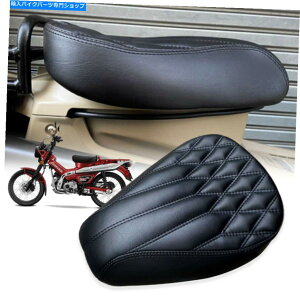 V[g Vz_CT125 CT 125̂߂̃JtF[T[̎ւV[gpbhAe[ubNZbg SET CAFE RACER REPLACEMENT SEAT PAD REAR TAIL BLACK FOR NEW HONDA CT125 CT 125