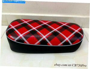 �V�[�g �z���_�~�j�g���C��Z50 Z50M�V�[�g�����L�[�o�C�N�V�[�g�T�h�����b�h�^�[�^���i�ʖ��V���o�[�j Honda Mini Trail Z50 Z50M Seat Monkey Bike Seat Saddle Red Tartan (Aka Silver)