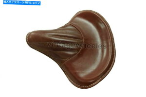 V[g uEU[tg\ThV[gCGtB[hNVbNBULLEToCN Brown Leather Front Solo Saddle Seat Royal Enfield Classic & Bullet Motorbikes