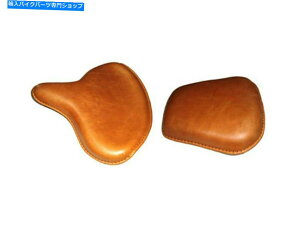 �V�[�g ���C�����G���t�B�[���h�A�����J���X�^�C���t�����g�ƃ��A�V�[�g�^���J���[ Royal Enfield American Style Front And Rear Seat Tan Color