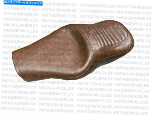 V[g CGtB[h̒eۃGNgJX^Ch̉KȃNbVfAV[guE Royal Enfield Bullet Electra Custom Made Comfort Cushioned Dual Seat Brown