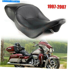 シート ハーレーツーリングエレクトラグライドクラシックFLHTC 97-07のライダーと助手席 Rider and Passenger Seat For Harley Touring Electra Glide Classic FLHTC 97-07