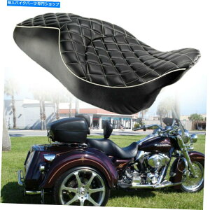 V[g n[[[hLOXg[gOChttt2008Abv̂߂2̃AbvhCo[̏ Two Up Driver Passenger Seat For Harley Road King Street Glide FLHR FLHT 2008-up