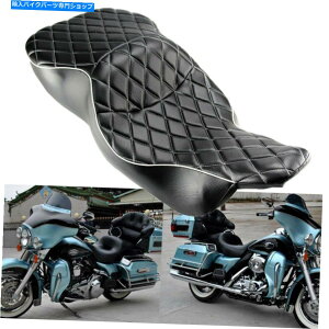 V[g n[[GNgOChEgNVbNFLHTC 97-07̂߂̃_ChhCo[̏ Diamond Driver Passenger Seat For Harley Electra Glide Ultra Classic FLHTC 97-07