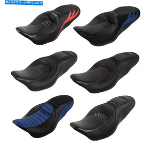 V[g Harley Touring Road Street Glide 2009-2020̂߂̃ubNhCo[̏ Black Driver Passenger Seat For Harley Touring Road Street Glide 2009-2020