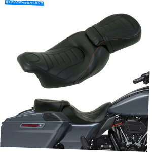 V[g ^]ȗqȃtBbgn[[c[OCVO Road King 2009-2021 2020ubN Driver Passenger Seat Fit For Harley Touring CVO Road King 2009-2021 2020 Black