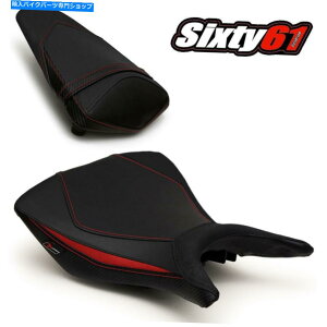 シート ヤマハR3シートカバー2015-2019 2020テックグリップスポーツルイモトフロントリアレッドブラック Yamaha R3 Seat Covers 2015-2019 2020 Tec-Grip Sport Luimoto Front Rear Red Black
