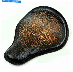 V[g XvO\V[g`bp[X|[cX^[n[C`bp[12x13 "I[N[tU[48 Spring Solo Seat Chopper Sportster Harley Chopper 12x13" Oak Leaf Leather 48