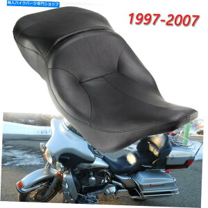 V[g n[[c[OGNgOCh1997-2007̂߂2̃AbvhCǒ㕔 Two Up Driver Rear Passenger Seat For Harley Touring Electra Glide 1997-2007