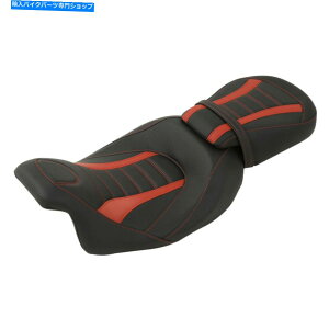 V[g ^]ȗqȃtBbĝ߂̃n[[c[OXg[gOCh2009-2021ubNbhAJ Driver Passenger Seat Fit For Harley Touring Street Glide 2009-2021 Black Red US