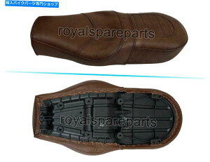 V[g GT 650C^[Zv^[650pCGtB[hKȃU[fAV[guE Royal Enfield Comfortable Leather Dual Seat Brown For GT 650 & Interceptor 650