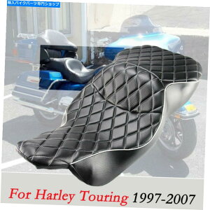 V[g n[[GNgOChEgNVbNFLH 1997-07̂߂̃_ChhCo[̏ Diamond Driver Passenger Seat For Harley Electra Glide Ultra Classic FLH 1997-07