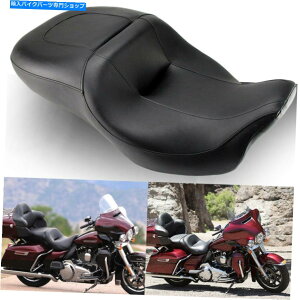 V[g n[[c[OElectra Glide 2008-2021̂߂̃C_[ƃhCo[̏pԂ̃gD[JbvV[g Rider and Driver Passenger TwoUp Seat For Harley Touring Electra Glide 2008-2021