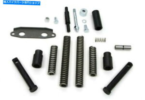V[g V-Twinɂn[[_rbh\pubNtBjbVV[gvW[Lbg Black Finish Seat Plunger Kit for Harley Davidson by V-Twin