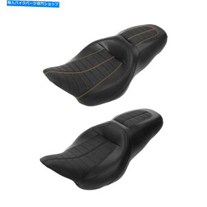V[g n[[c[O[hLOt09-21ubN̂߂̃hCo[qsIV[gtBbg Driver Passenger Pillion Seat Fit For Harley Touring Road King FLHR 09-21 Black