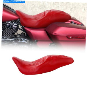 V[g n[[c[OGNg[hXg[gOCh09-20̂߂̗q^]C_[V[g Passenger Driver Rider Seat For Harley Touring Electra Road Street Glide 09-20