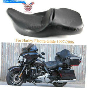 V[g n[[GNg[hOChc[OFLHT 97-2007̂߂2̏̃C_[̏ Two Up Rider Passenger Seat For Harley Electra Road Glide Touring FLHT 97-2007