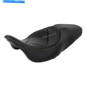 �V�[�g �n�[���[�c�[�����O���[�h�̂��߂̃����s�[�X�^�]�ȍ��ȃt�B�b�g One Piece Driver Passenger Seat Fit For Harley Touring Road Tri Glide 2009-2021�y���s�A���i�z