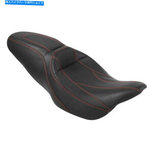 V[g n[[[hXg[gGNgOCh2009-2021̂߂̃ubNhCo[̏ȃtBbg Black Driver Passenger Seat Fit For Harley Road Street Electra Glide 2009-2021