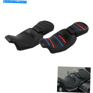 V[g PUU[C_[hCo[ȃV[gtBbgn[[[hXg[gOCh09-21 18 PU Leather Rider Driver Passenger Seat Fit For Harley Road Street Glide 09-21 18