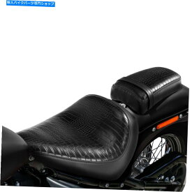 シート ハーレーソフト標準ストリートボブ18-21 20のための2アップライダー旅客座席フィット Two-up Rider Passenger Seat Fit For Harley Softail Standard Street Bob 18-21 20