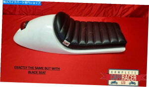 V[g fbNXpbhƍ̒~CgtĂ郔BZgX^C̃JtF[T[̍ VINCENT STYLE CAFE RACER SEAT WITH BUILT IN STOP LIGHT IN BLACK WITH DELUXE PAD