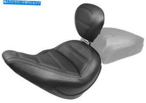 V[g }X^O79026obNXgtX^_[hc[OV[g - NbhXeb` - ubN Mustang 79026 Standard Touring Seat with Backrest - Quad Stitch - Black