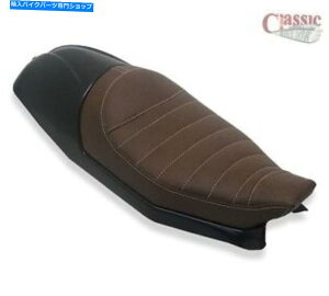 �V�[�g TRIUMPH T100 Bonneville Cafe���[�T�[/�u���E���̃o�C�N�V�[�g Triumph T100 Bonneville Cafe Racer / Brown Motorbike Seat�y���s�A���i�z