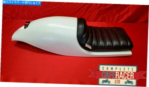 V[g fbNXpbhƔ̒~/e[CgtĂJtF̃[T[V[ggOOWỸX^C CAFE RACER SEAT MOTO GUZZI STYLE WITH STOP/TAIL LIGHT IN WHITE WITH DELUXE PAD