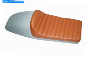 V[g Sȃ^U[bgX`[vC}[xl[WF[u260 360JtF[T[@ca Complete Seat Tan Leatherette Steel Primer Benelli Mojave 260 360 Cafe Racer @CA