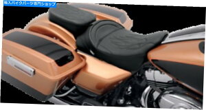 V[g hbOXyV[ - Xeb`\A/sIV[g0801-0470 Drag Specialties Narrow - Flame Stitch Solo Rear/Pillion Seat 0801-0470