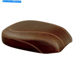 V[g }X^OChgv^[\sIpbhV[guEn[[\tgXubNC Mustang Wide Tripper Solo Pillion Pad Seat Brown Harley Softail Slim Blackline
