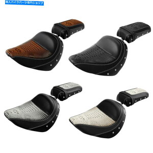 シート ハーレーストリートボブFXBBソフト標準標準2018年のための運転席旅客座席フィット Driver Passenger Seat Fit For Harley Street Bob FXBB Softail Standard 2018-later